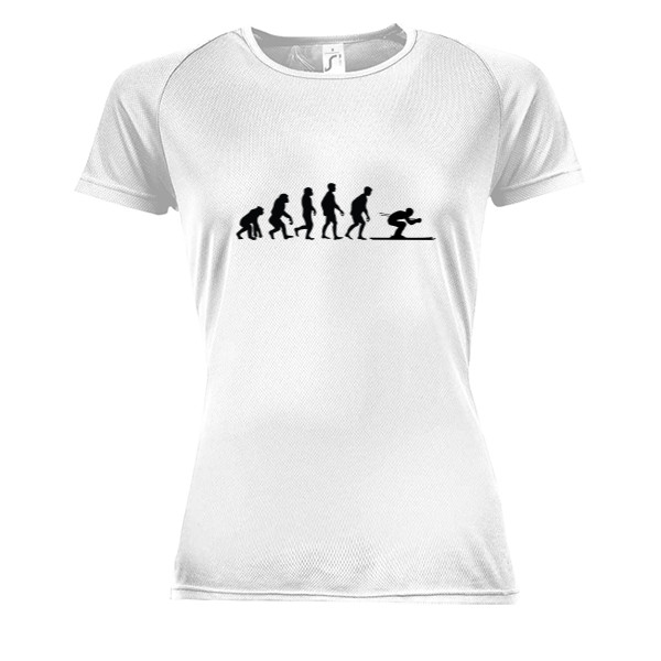 Ladies' functional T-shirt Evoluce lyžař
