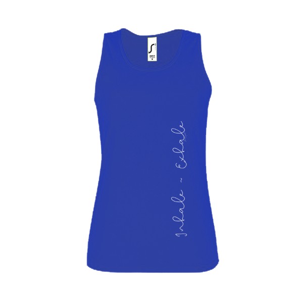 Ladies' functional tank top Inhale - Exhale