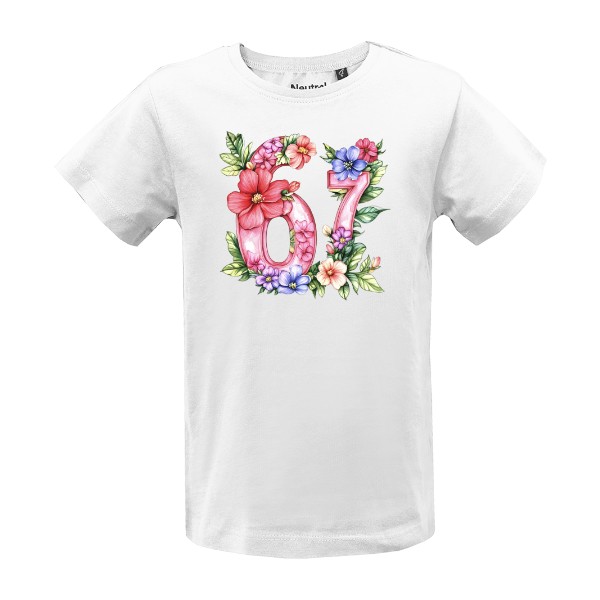 T-shirt six seven flowers