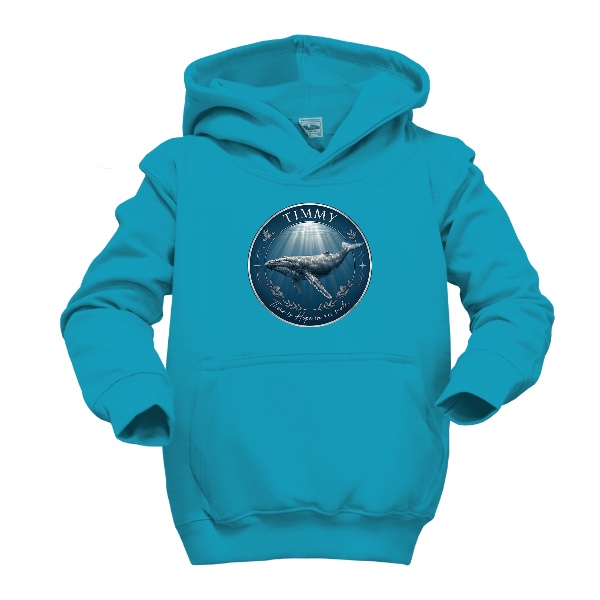 Kids' hoodie Timmy the Whale – Hope
