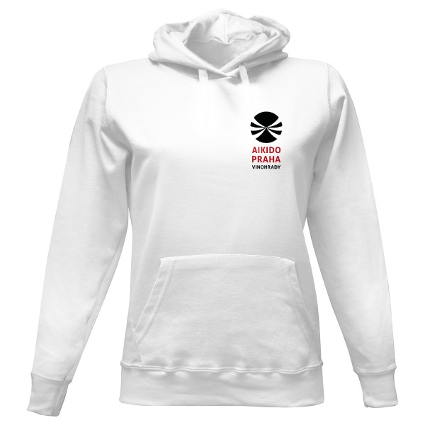 Ladies' hoodie s potiskem Women hoody Aikido - život, komunikace